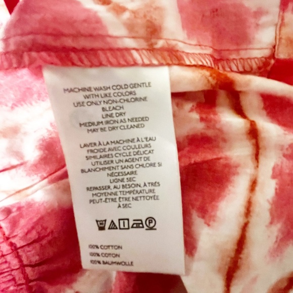 Anthropologie The Somerset Mini Dress in Pink Smocked Poplin Cotton Size Small - Picture 11 of 12